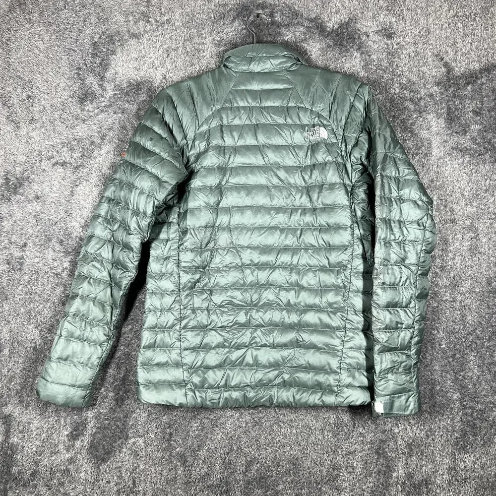 The North Face Summit Series Jacket Mens S Green Puffer Insulated Lightweight